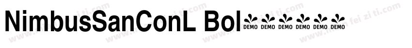 NimbusSanConL Bol字体转换